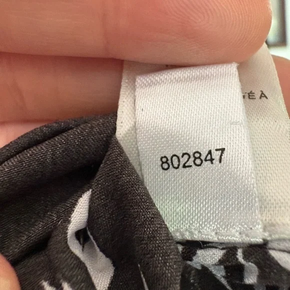 Chico’s 2 L Mixed Print Floral Polka Dot Blouse Grandmacore Office Church Drapey - Picture 8 of 8